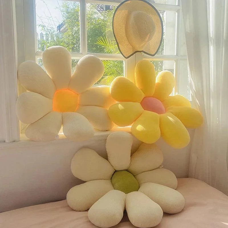 Almofadas Decorativas de Girassol para Sala e Quarto Lenogue