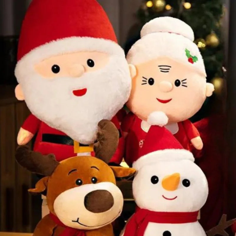 Bonecos de Pelúcia Natalinos para Decoração e Presente Infantil Lenogue