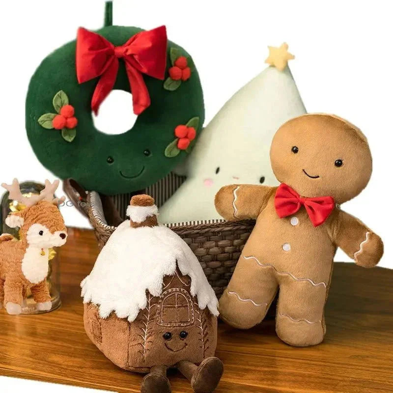 Bonecos de Pelúcia Natalinos para Decoração Lenogue