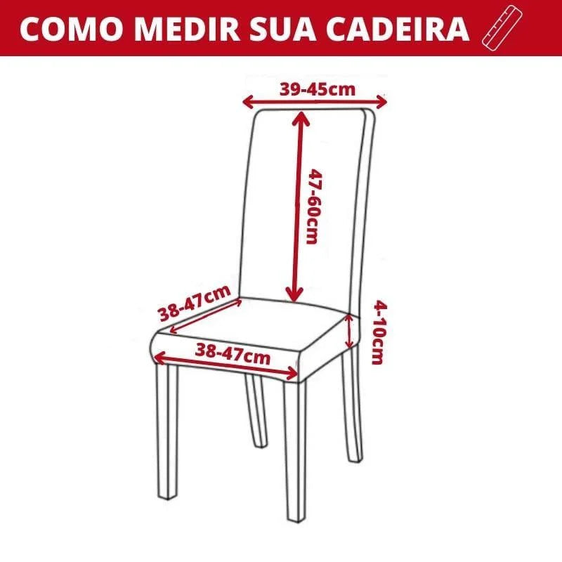 Capa para Cadeira de Jantar Semi-impermeável Azul Marinho Lenogue