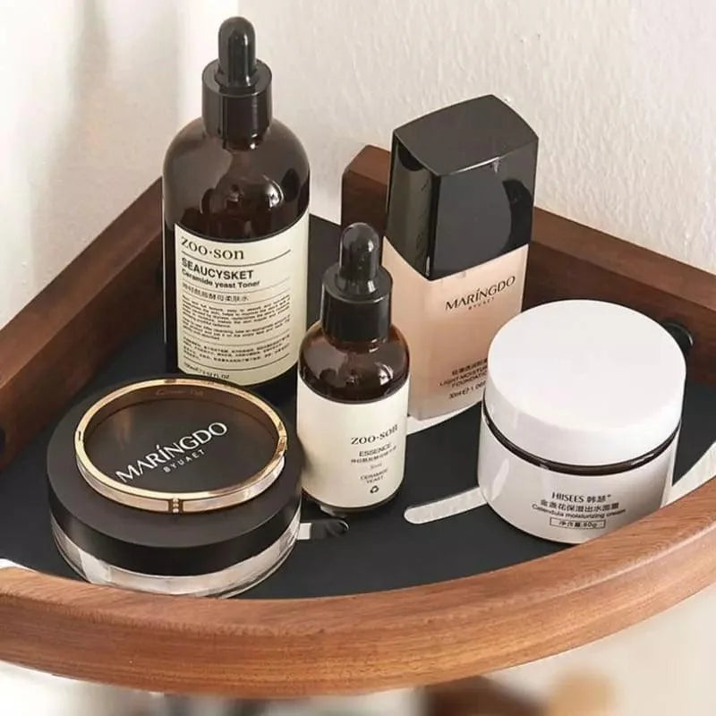 Conjunto de Suporte para Banheiro com Porta Toalha Lenogue Rack Canto Simples