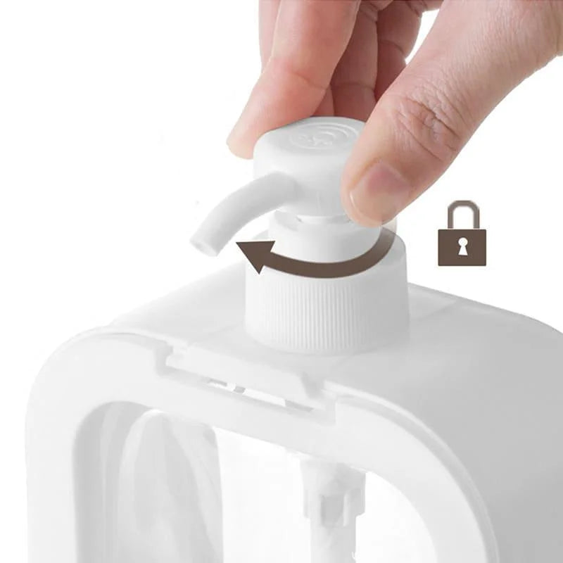 Dispenser de Sabonete Líquido Abs para Banheiro e Cozinha Lenogue