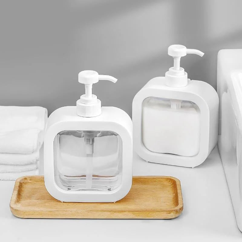 Dispenser de Sabonete Líquido Abs para Banheiro e Cozinha Lenogue