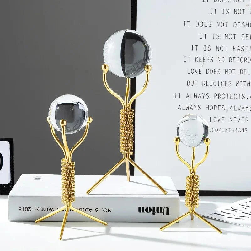 Escultura Decorativa Estilo Nórdico em Cerâmica para Casa Lenogue