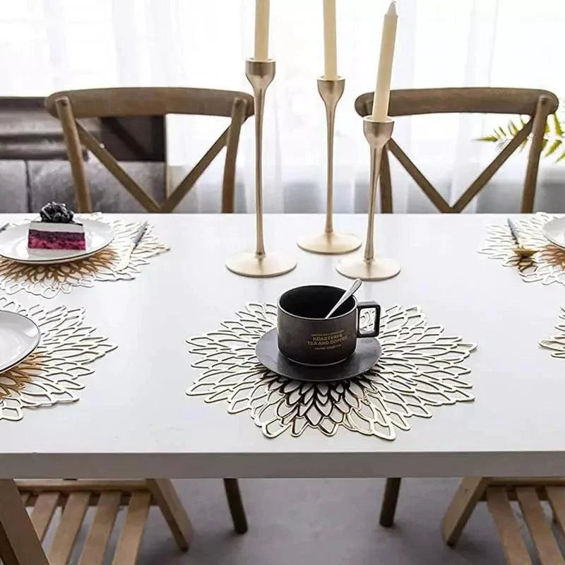 Jogo Americano Texturizado Antiderrapante para Mesa Decorativa Lenogue