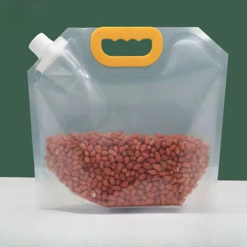 Kit 10 Sacos Dispenser para Armazenamento de Alimentos Lenogue 2.5kg (10 Peças)