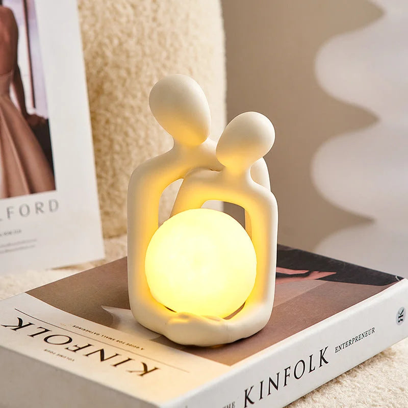Luminária de Casal Estilo Nórdico para Quarto e Decoração Lenogue