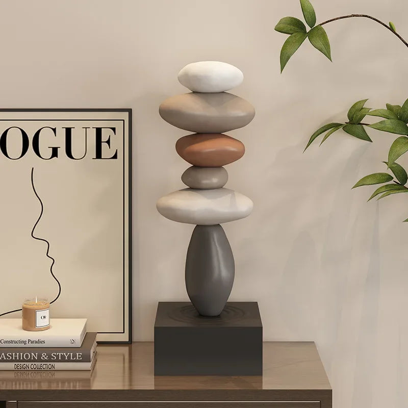 Miniaturas Decorativas em Resina para Escritório e Sala Estilo Moderno Lenogue