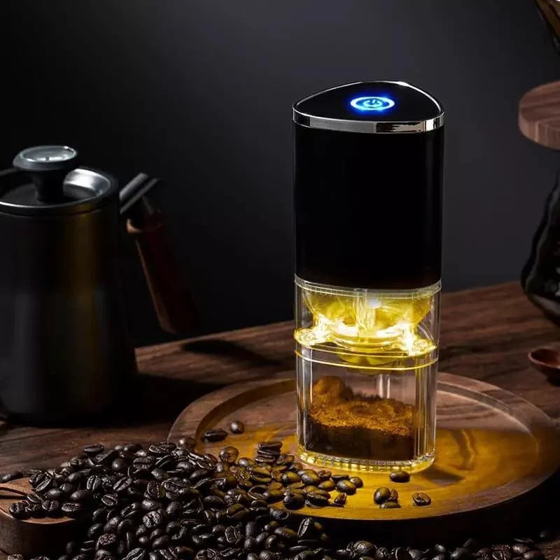 Moedor de Café e Grãos Elétrico Portátil Recarga Usb Lenogue