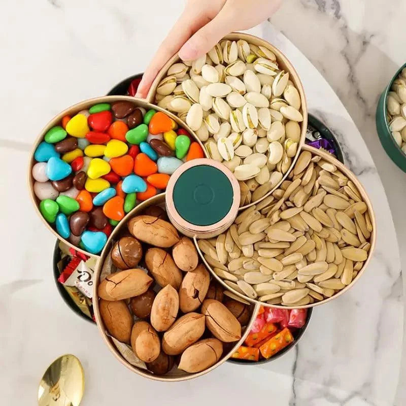 Organizador Giratório para Alimentos e Doces com Tampa Hermética Lenogue