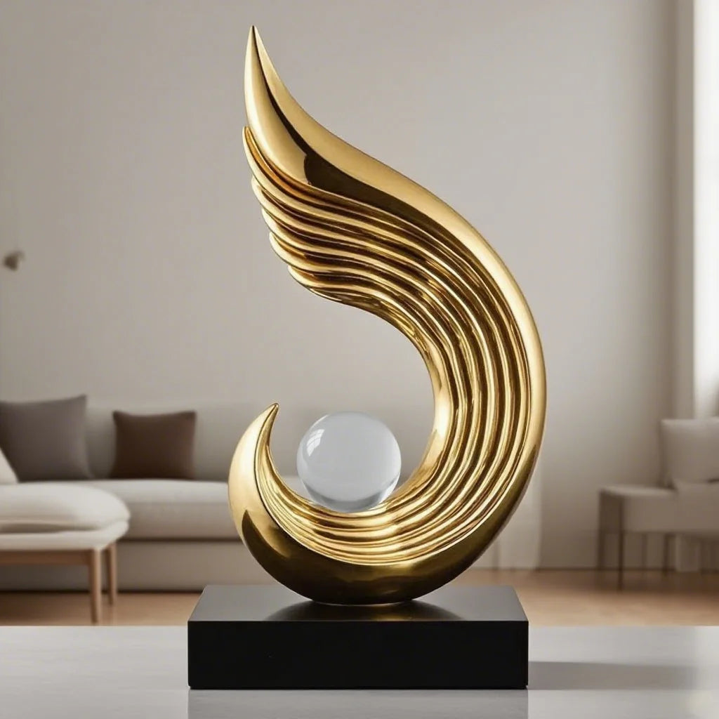 Ornamento de Resina Confort Design Art Déco Lenogue