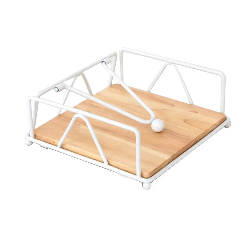 Porta Guardanapos em Metal para Mesa Cozinha Lenogue
