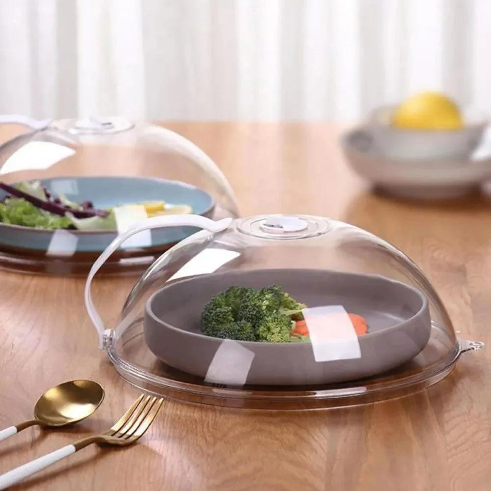 Tampa Anti-respingos para Micro-ondas e Forno com Saída de Vapor Lenogue Transparente / 1 Unidade