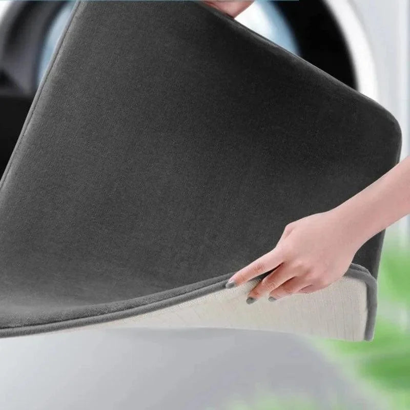 Tapete Antiderrapante Super Absorvente em Veludo Coral Lenogue
