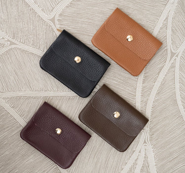 Wallet Lisa Small REAL LEATHER Bordeaux