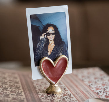 Handgemaakte Kaarthouder Pyar Heart