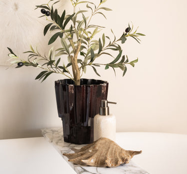 Planter Drava Burgundy