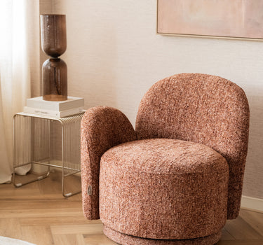 Dutchbone Draaifauteuil Ruby Mist