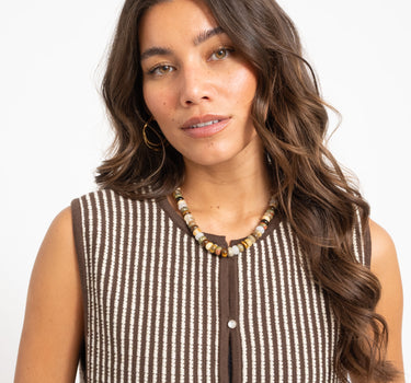 TILTIL Leila Ketting Multi Bruin