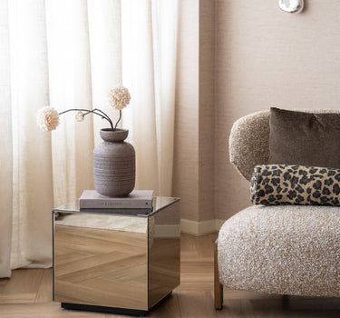 Side table Daxton Mirrored Smoke