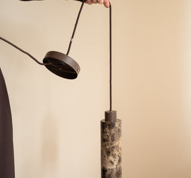 Tivoli Marble / Travertine Pendant Lamp