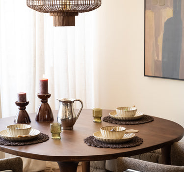 Handgevlochten Hanglamp Paldor Rotan