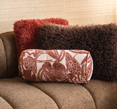 Bolster Kussen Indy Bordeaux
