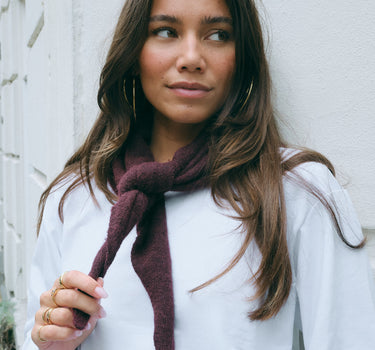 TILTIL Sjaal Triangle Loulou Bordeaux
