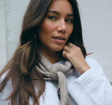 TILTIL Sjaal Triangle Loulou Ecru