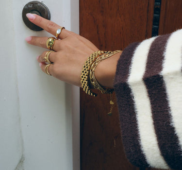 TILTIL Nomi Pearl Ring Goud