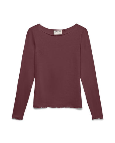 Aware Glesha Boatneck Top Catawba Grape - Things I Like Things I Love