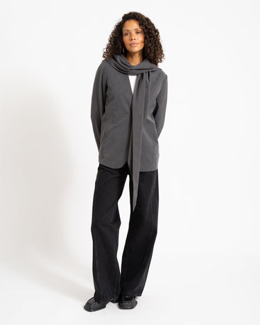Aware Noerrebro V-Neck Blazer Grey Melange - Things I Like Things I Love