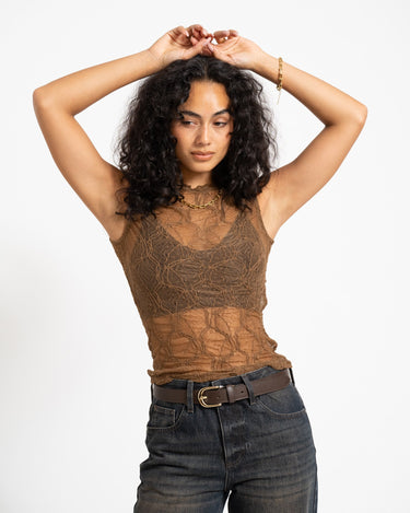 Aware Reffen High Neck Lace Top Vip Thrush - Things I Like Things I Love