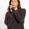 Aware Toa O-Neck Knit Pullover Chocolate Torte - Things I Like Things I Love