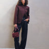 Bag Flora REAL SUEDE Bordeaux - Things I Like Things I Love