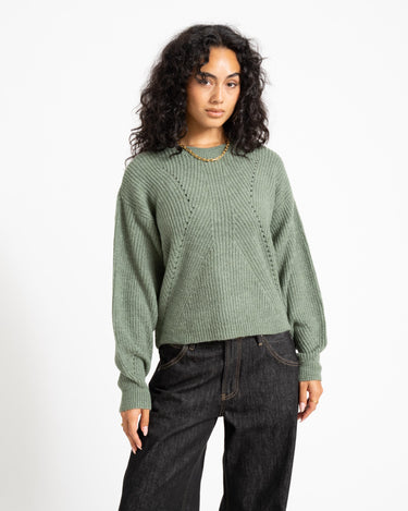 Bailey O-Neck Knit Box Laurel Wreath - Things I Like Things I Love