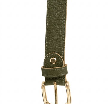 Belt Suus Classic REAL LEATHER Olive Groen - Things I Like Things I Love