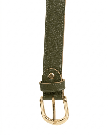 Belt Suus Classic REAL LEATHER Olive Groen - Things I Like Things I Love