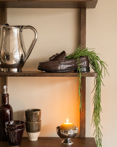 Bloempot Loafer Keramiek Bruin - Things I Like Things I Love