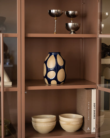 Bloomingville Deco Vaas Bashir Blauw - Things I Like Things I Love