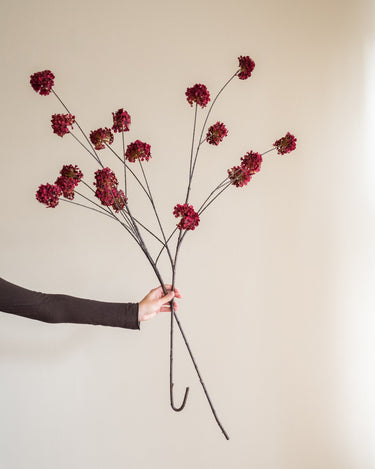 Bloomingville Kunstbloem Hortensia Bordeaux - Things I Like Things I Love