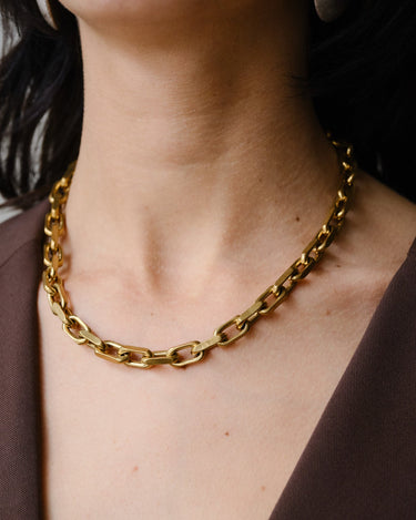 Bold Chain Necklace Goud - Things I Like Things I Love