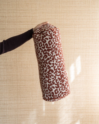 Bolster Kussen Merel Luipaard Bordeaux - Things I Like Things I Love
