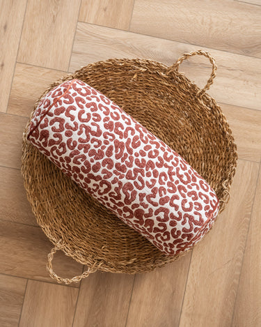 Bolster Kussen Merel Luipaard Bordeaux - Things I Like Things I Love