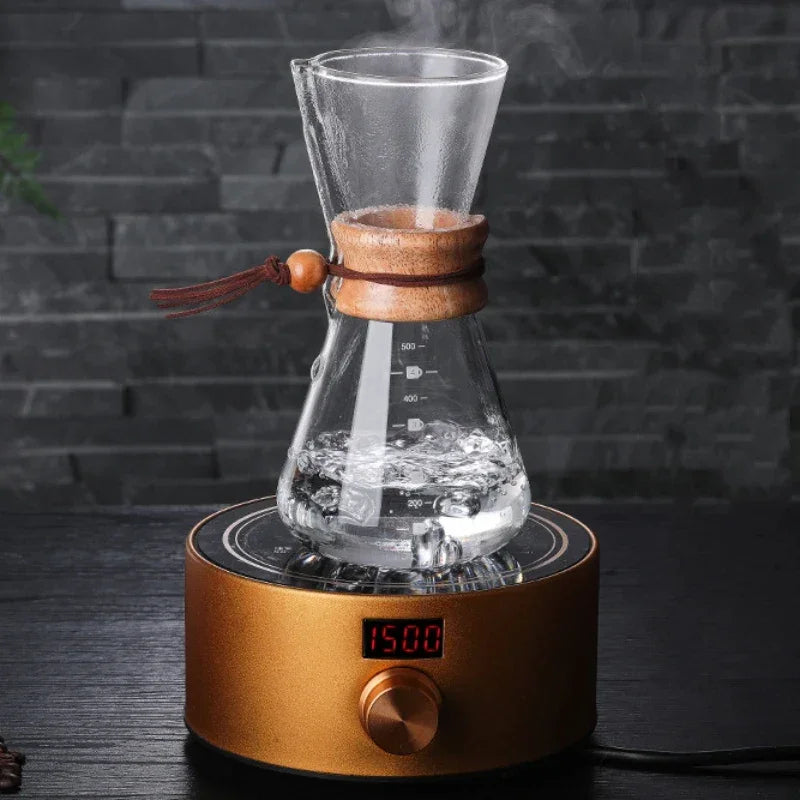 Cafeteira de Vidro Borossilicato com Filtro para Café Coado Lenogue