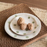 Cake Plate Polka Dots Green - Things I Like Things I Love
