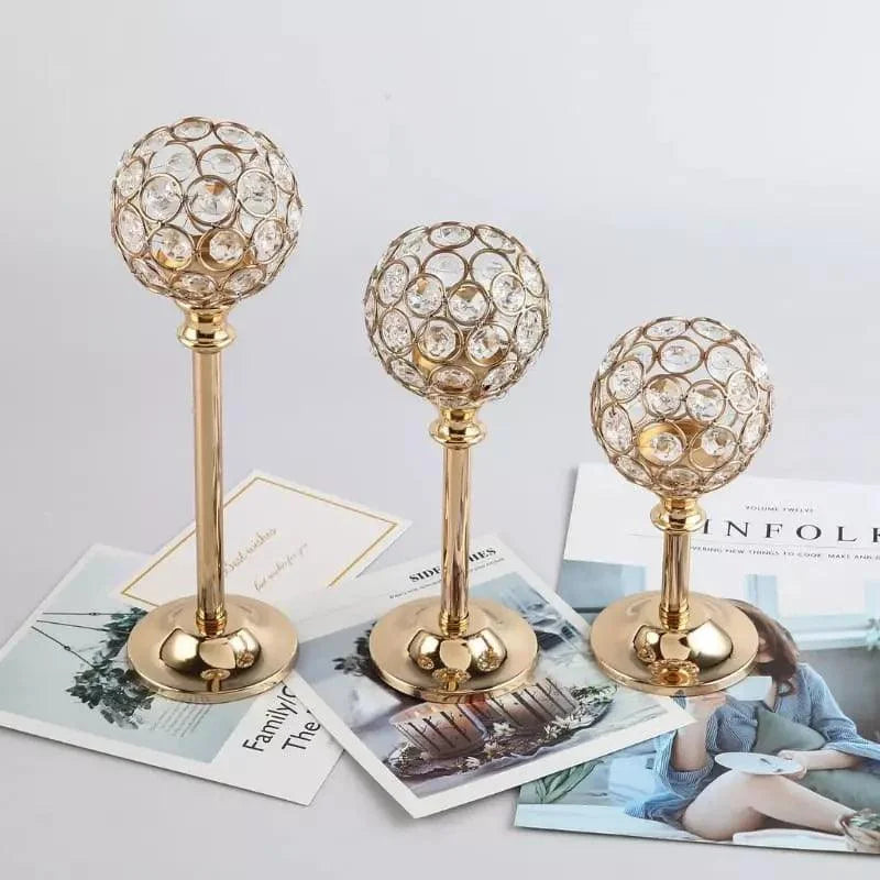 Candelabro Decorativo de Luxo para Velas e Iluminação Elegante Lenogue