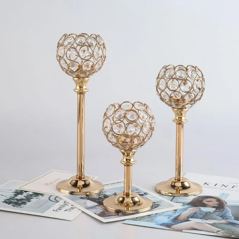 Candelabro Decorativo de Luxo para Velas e Iluminação Elegante Lenogue