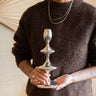 Candle Holder Vireen Chrome - Things I Like Things I Love