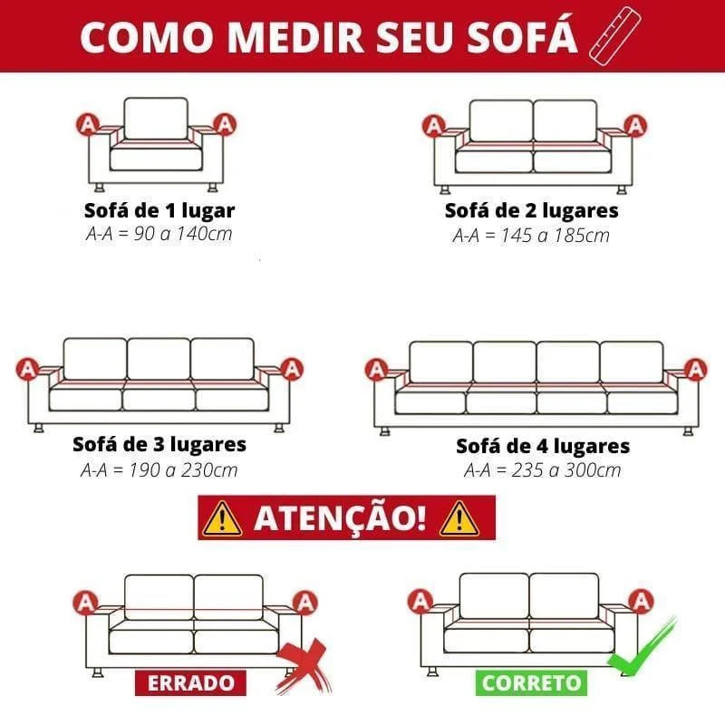 Capa de Sofá Veludo Xadrez Pelúcia Antiderrapante Espessada Branco Lenogue